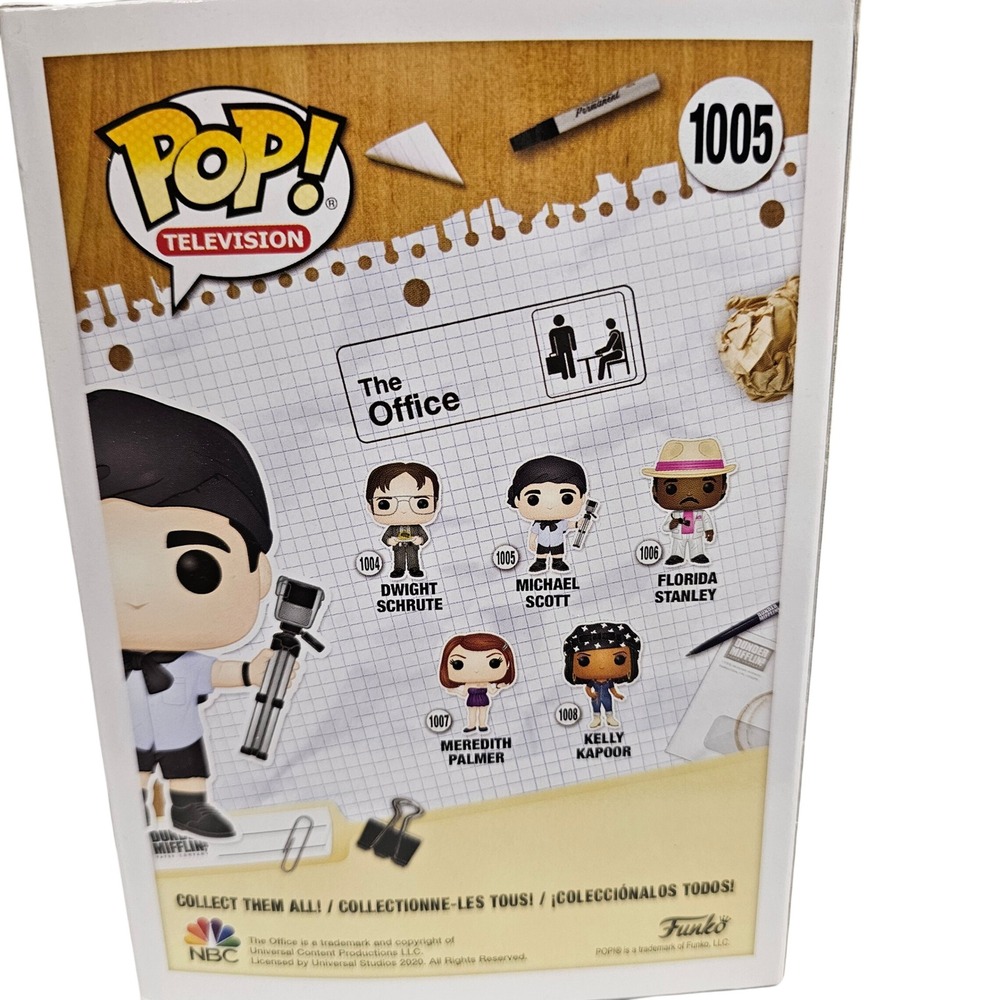 Funko Pop Television The Office Michael Scott 1005 Vinyl Figure Survivor Man - Picture 3 of 6